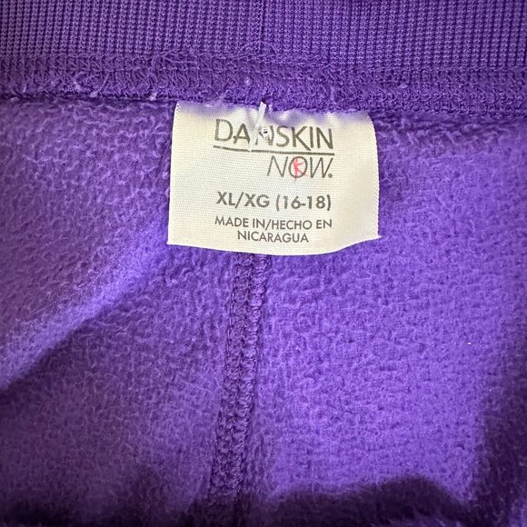 Danskin Purple Sweatpants Women's XL - Picture 4 of 4